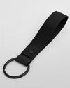 Matte PU Keyring - Black