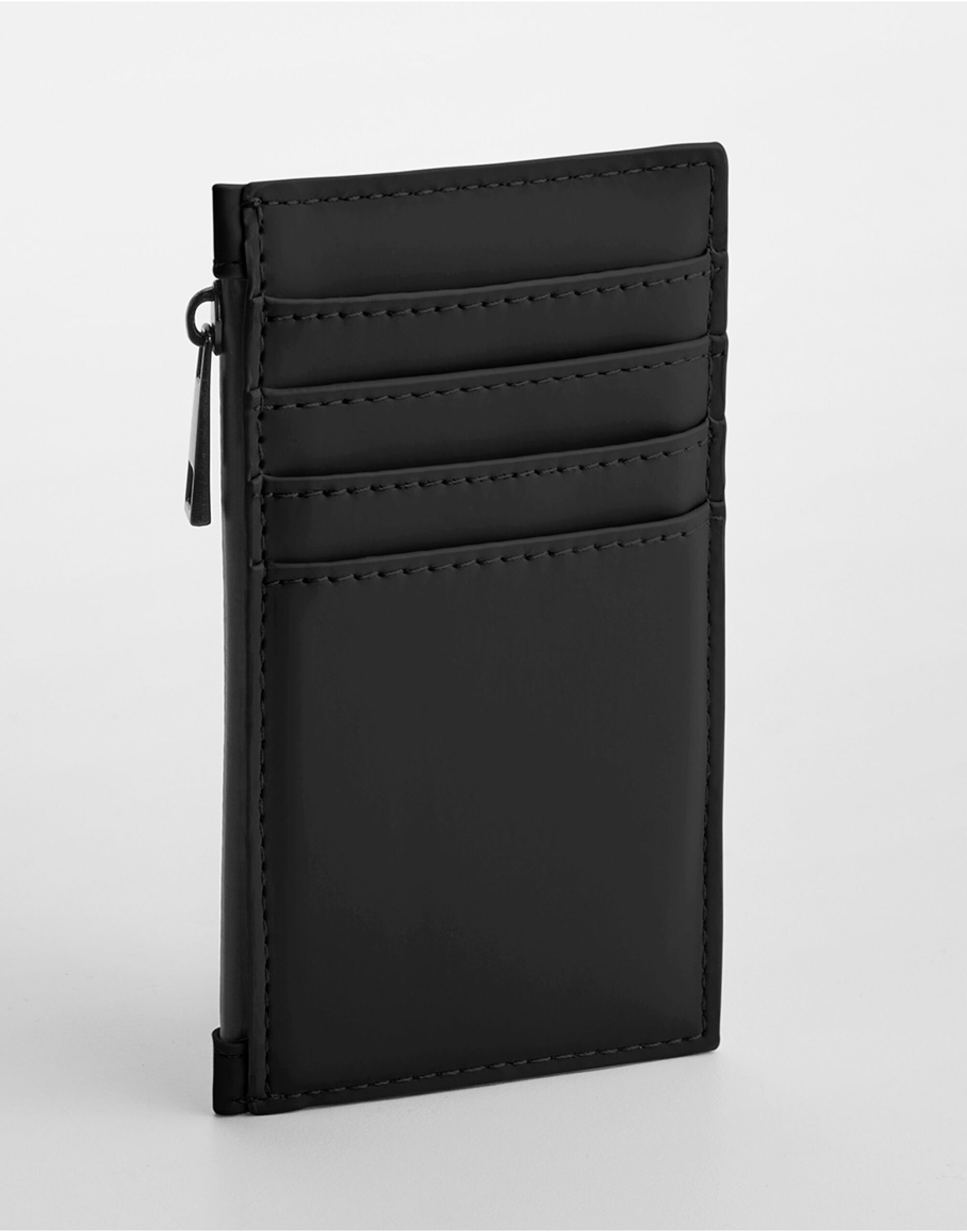 Matte PU Card Holder - Black