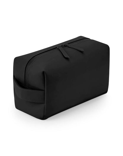 Matte PU Toiletry/ Accessory Case - Black