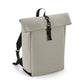 Matte PU Roll-Top Backpack - Clay