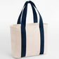 Edit Canvas Tote - Natural/Navy
