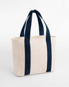 Edit Canvas Tote - Natural/Navy