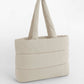 Quilted Tote Bag - Natural Stone