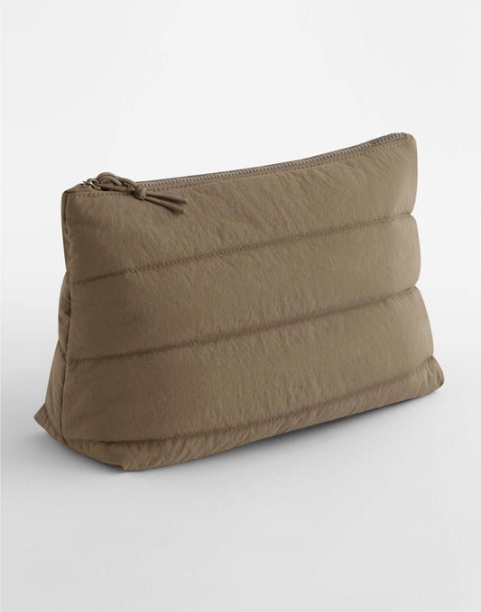 Quilted Accessory Case - Earthy Green