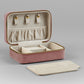 Velvet Travel Jewellery Box - Rose Quartz