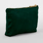 Velvet Accessory Bag - Dark Emerald