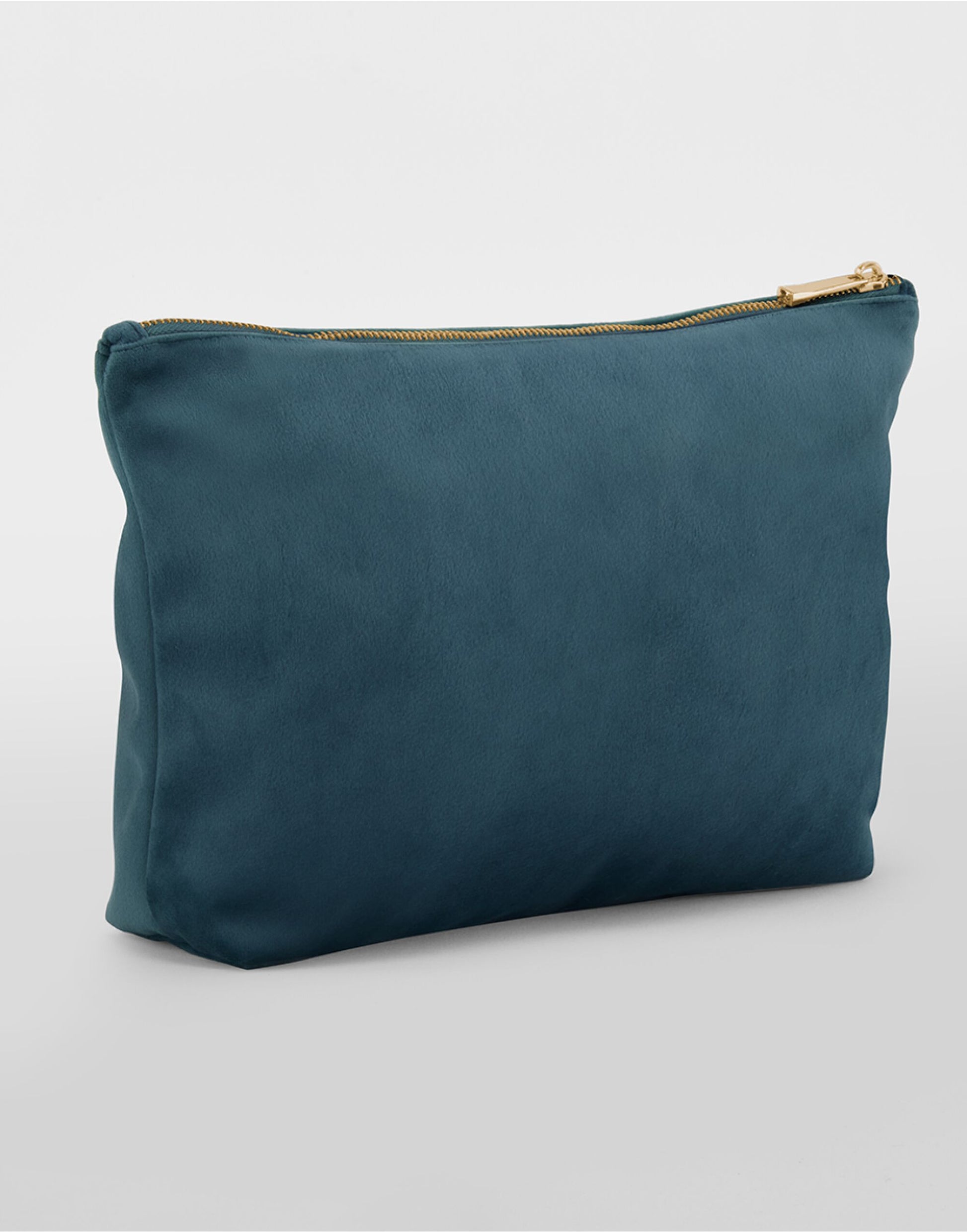 Velvet Accessory Bag - Blue Topaz