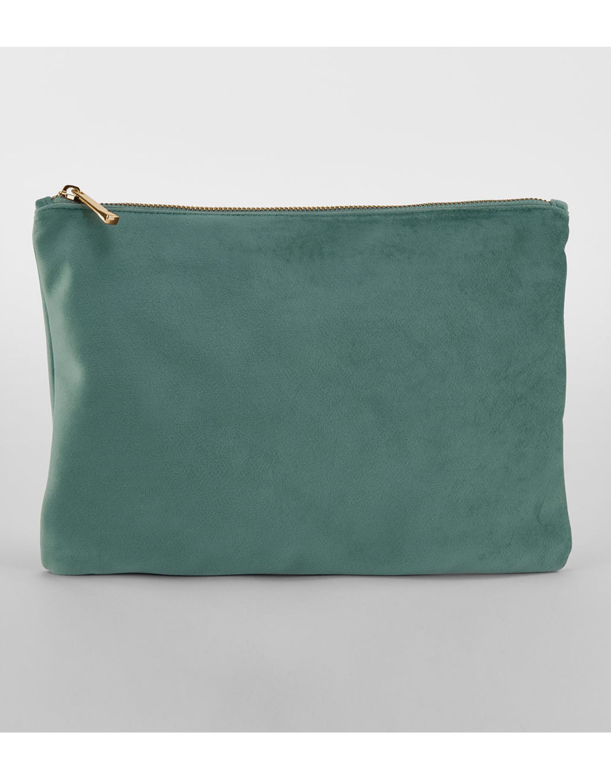 Velvet Accessory Pouch - Jade