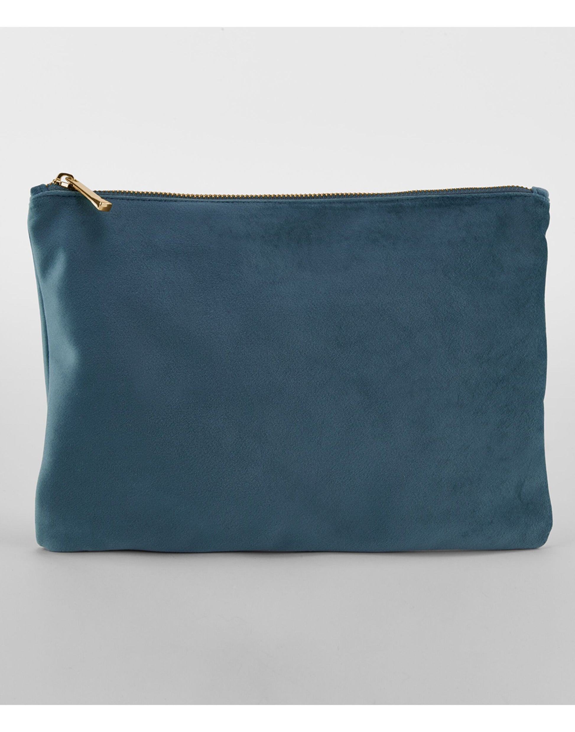 Velvet Accessory Pouch - Blue Topaz