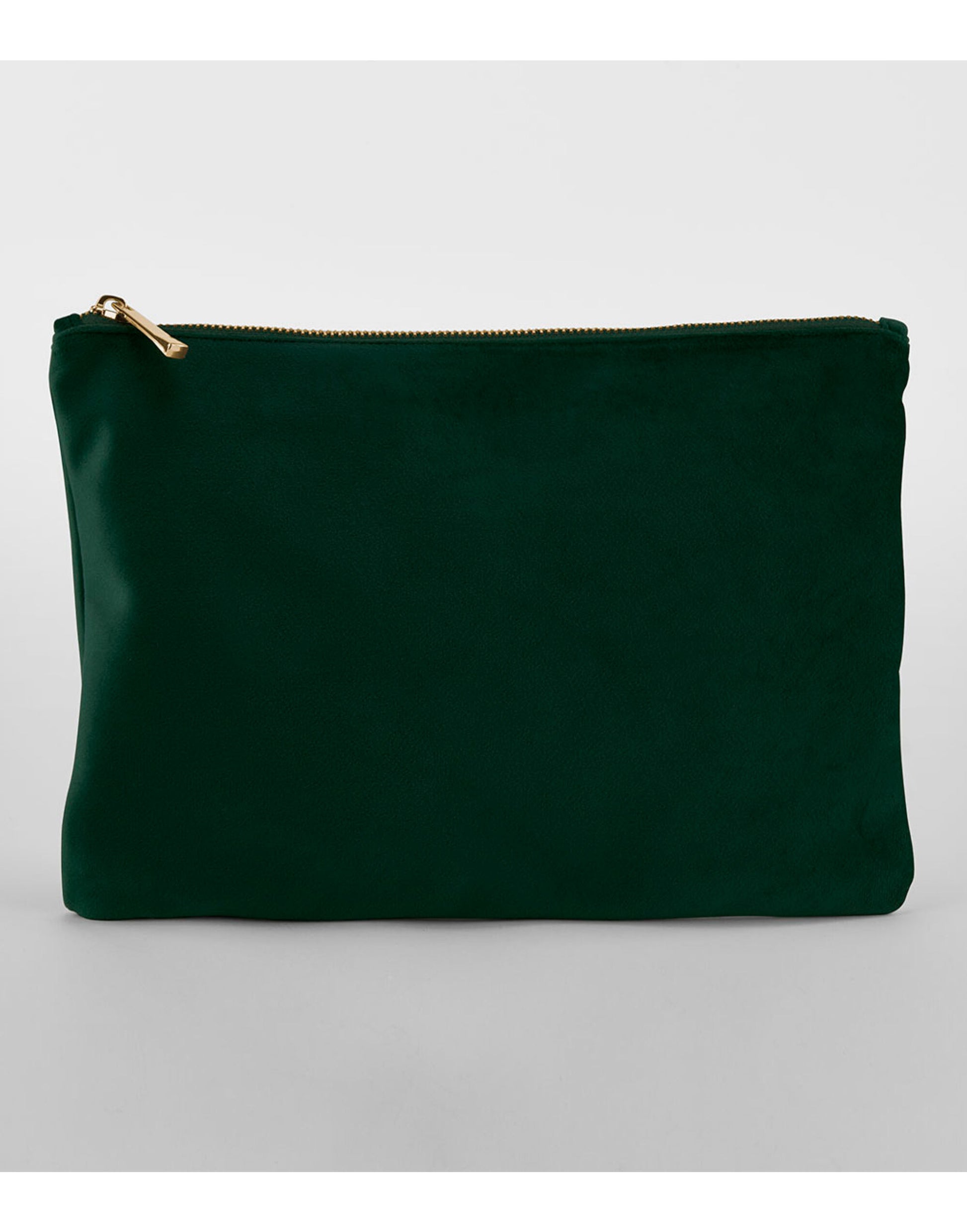 Velvet Accessory Pouch - Dark Emerald