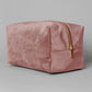 Velvet Toiletry/Accessory Case - Rose Quartz