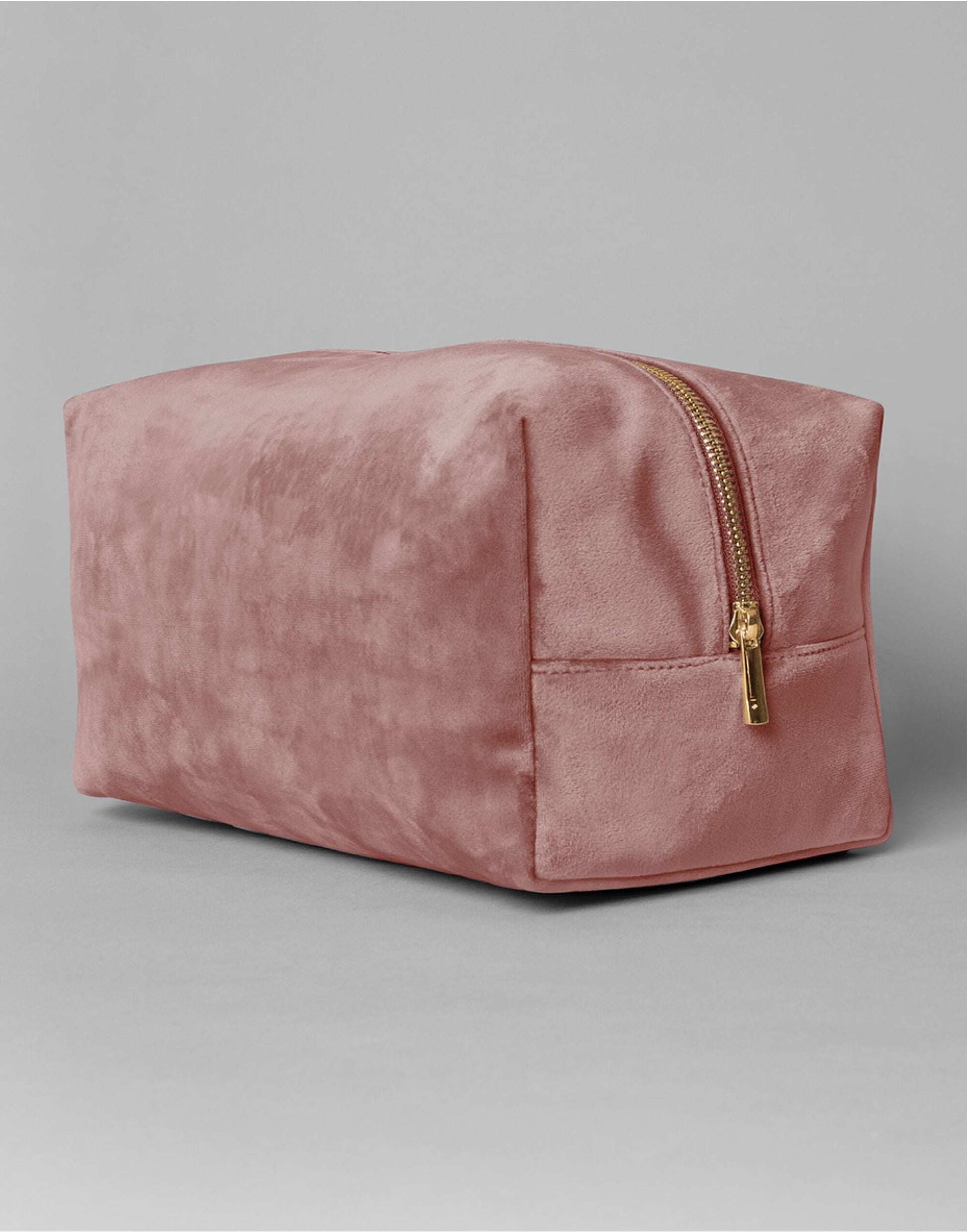 Velvet Toiletry/Accessory Case - Rose Quartz