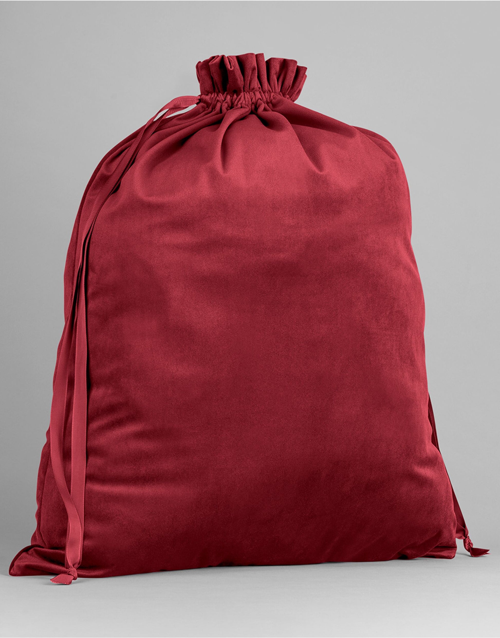 Velvet Gift Bag - Ruby Red