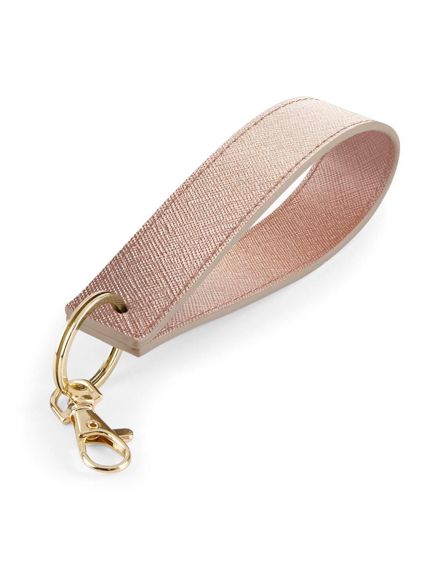 Boutique Wristlet Keyring - Rose Gold