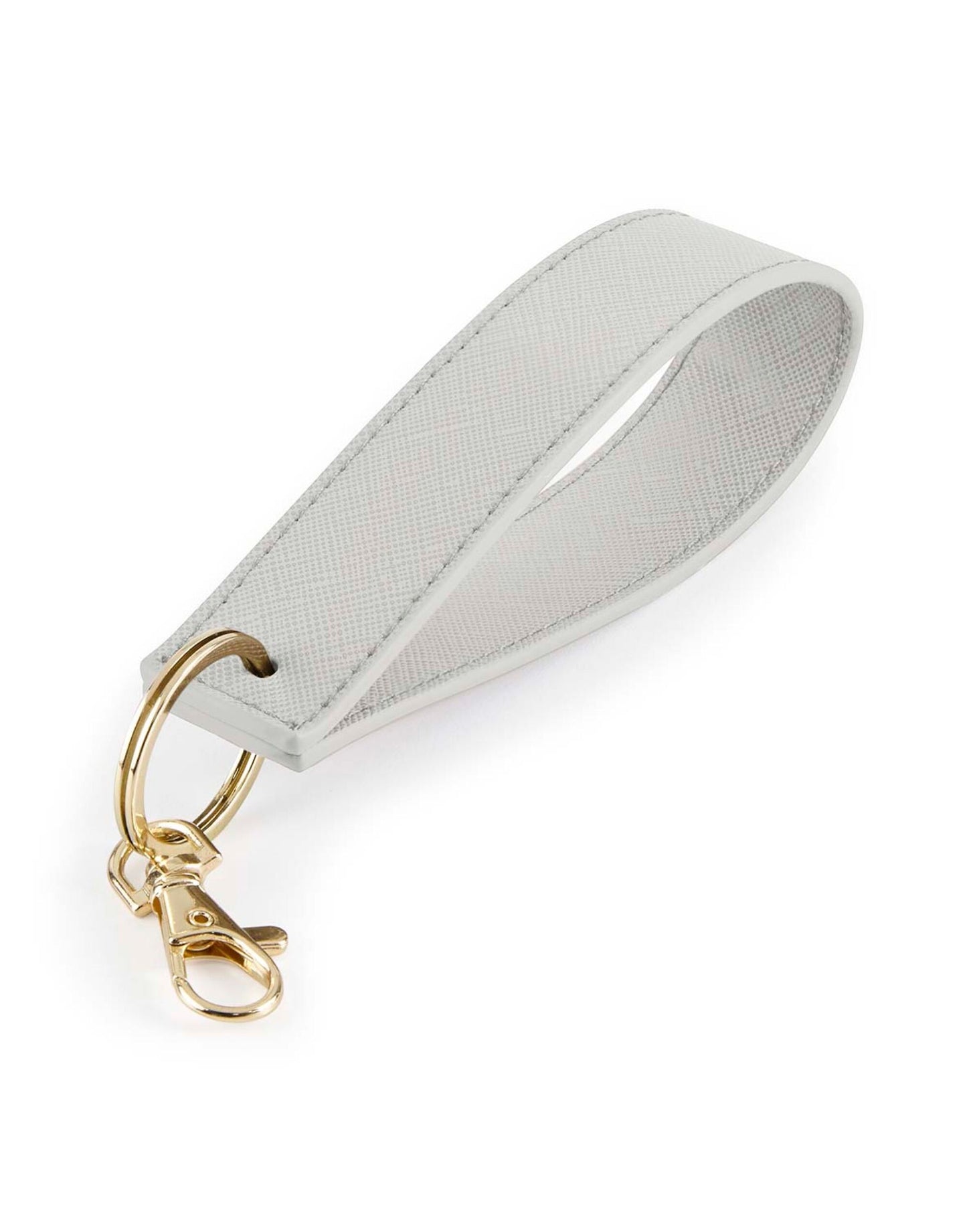 Boutique Wristlet Keyring - Soft Grey