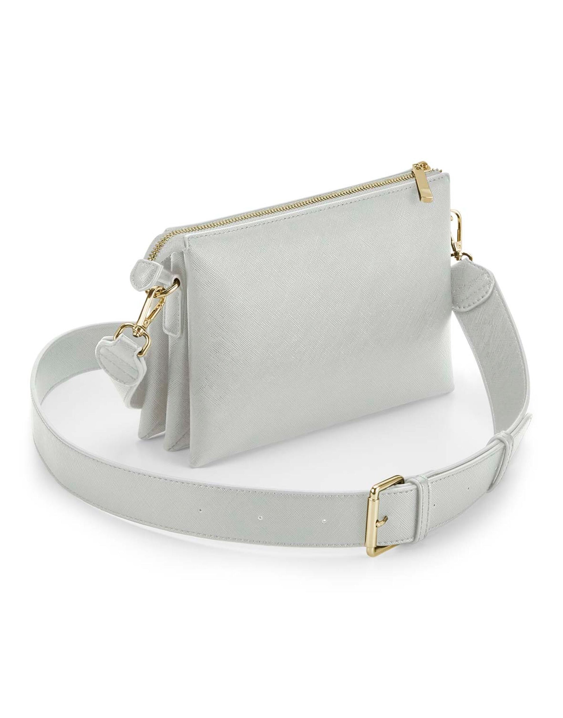 Boutique Soft Cross Body Bag - Soft Grey