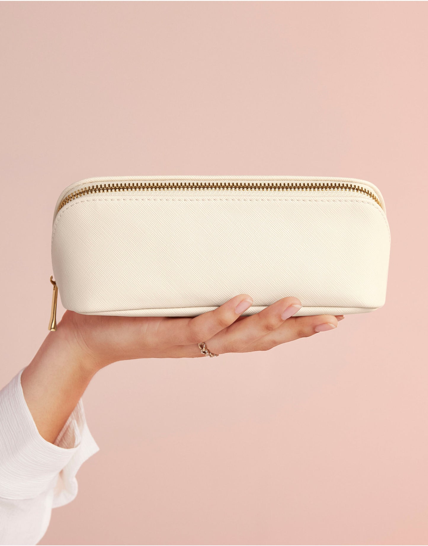 Boutique Open Flat Mini Accessory Case - Oyster