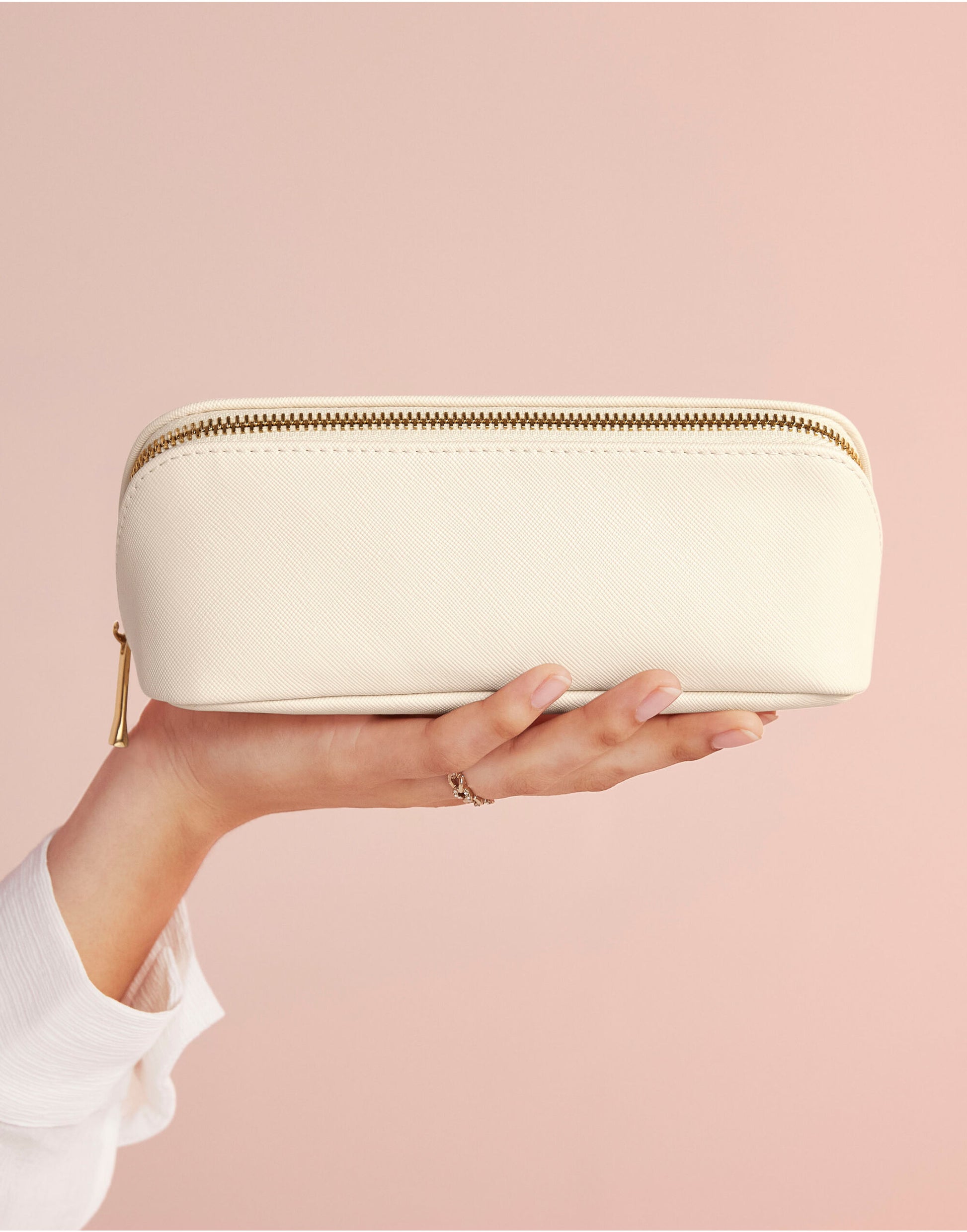 Boutique Open Flat Mini Accessory Case - Oyster