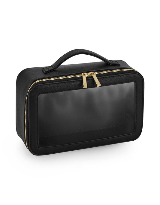 Boutique Clear Window Travel Case - Black