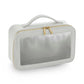 Boutique Clear Window Travel Case - Soft Grey
