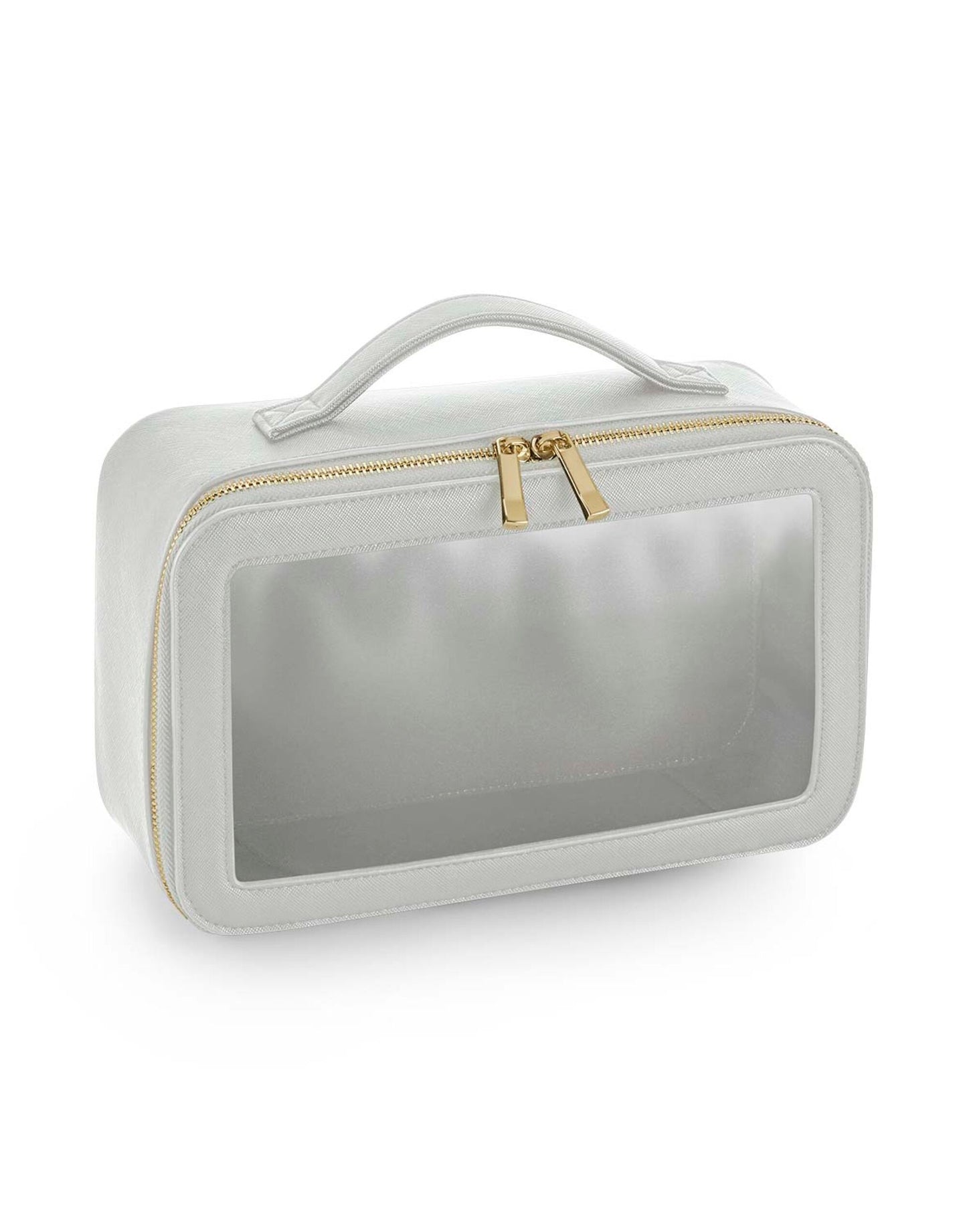 Boutique Clear Window Travel Case - Soft Grey