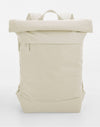 Simplicity Roll Top Backpack - Beige