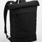Simplicity Roll Top Backpack - Black