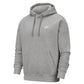 Sportswear Club Hoodie - Dark Grey Heather/Matte Silver/White