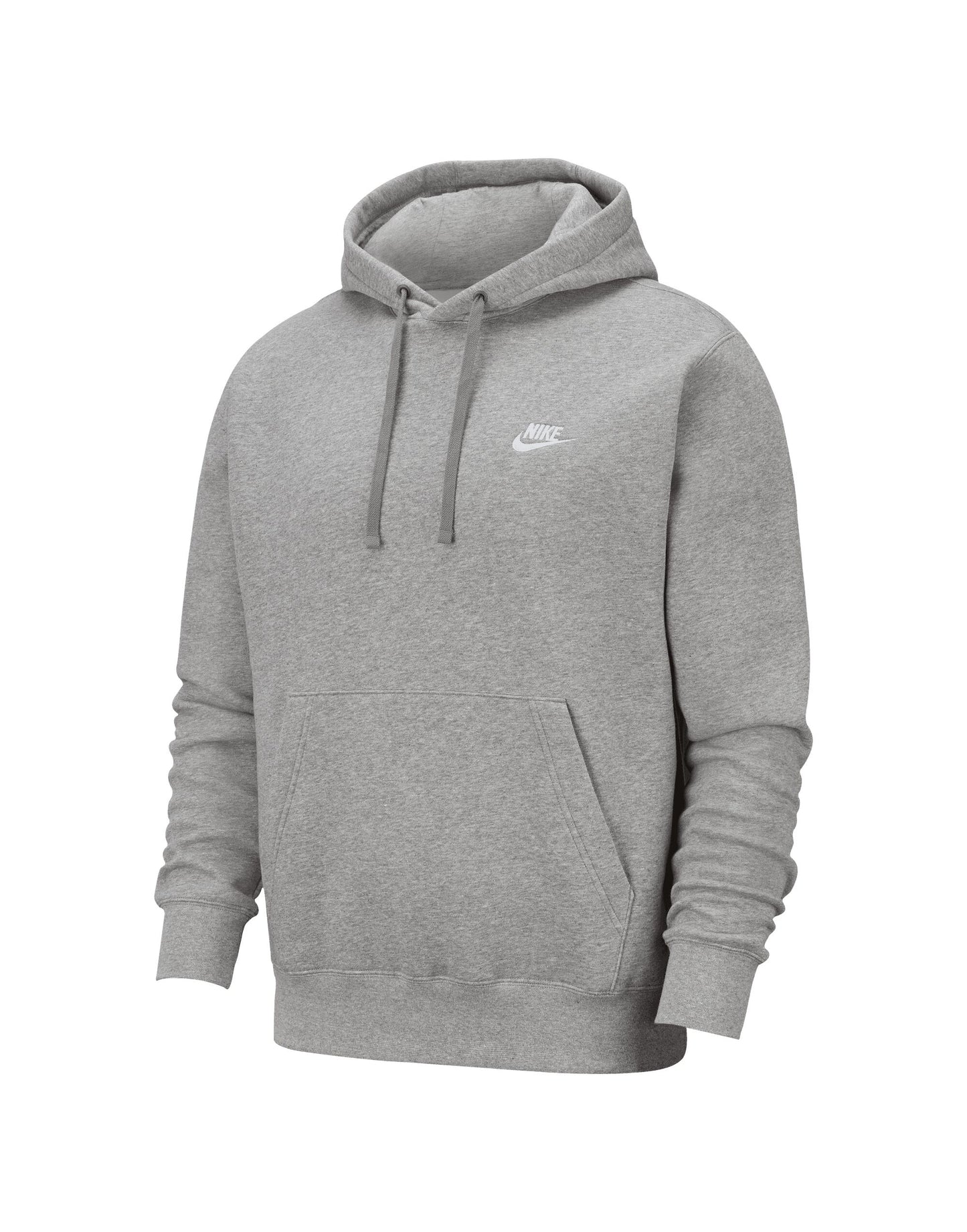 Sportswear Club Hoodie - Dark Grey Heather/Matte Silver/White