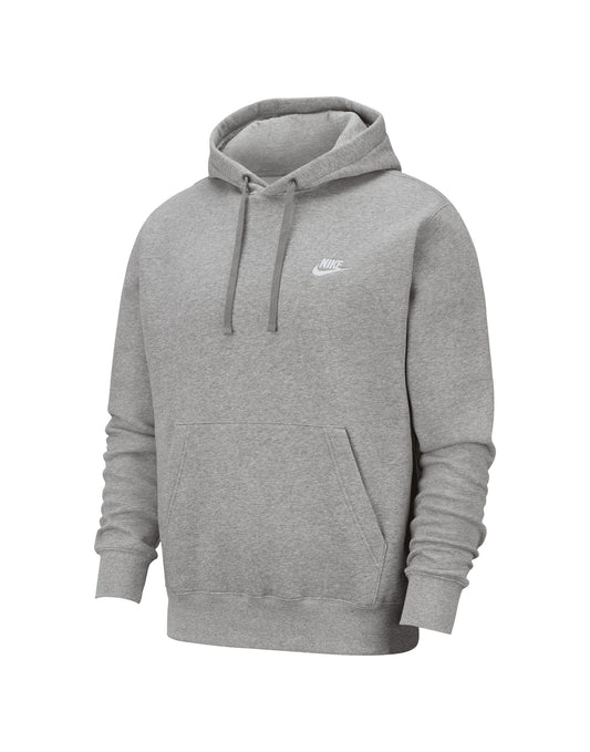 Sportswear Club Hoodie - Dark Grey Heather/Matte Silver/White