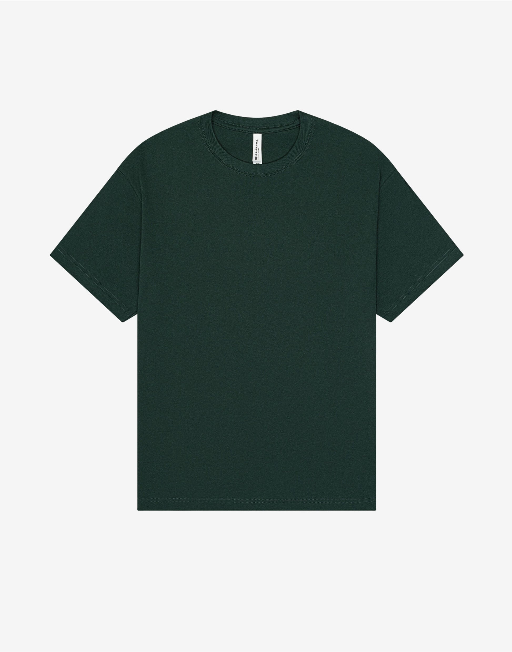 Unisex Heavy Boxy Tee - Forest Green