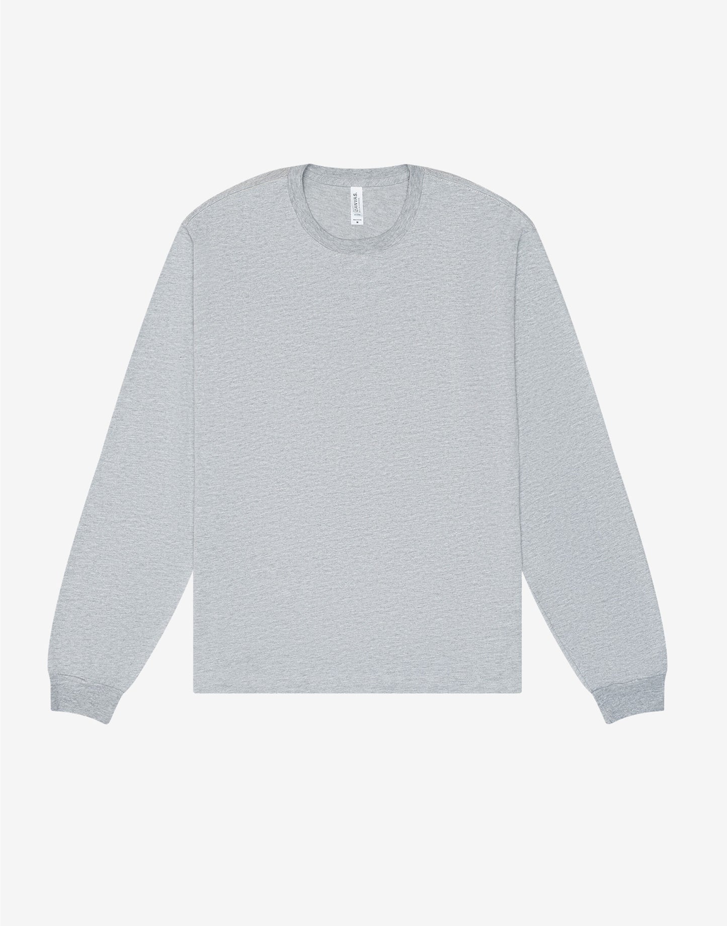 Unisex Heavy Boxy Long Sleeve Tee - Athletic Heather
