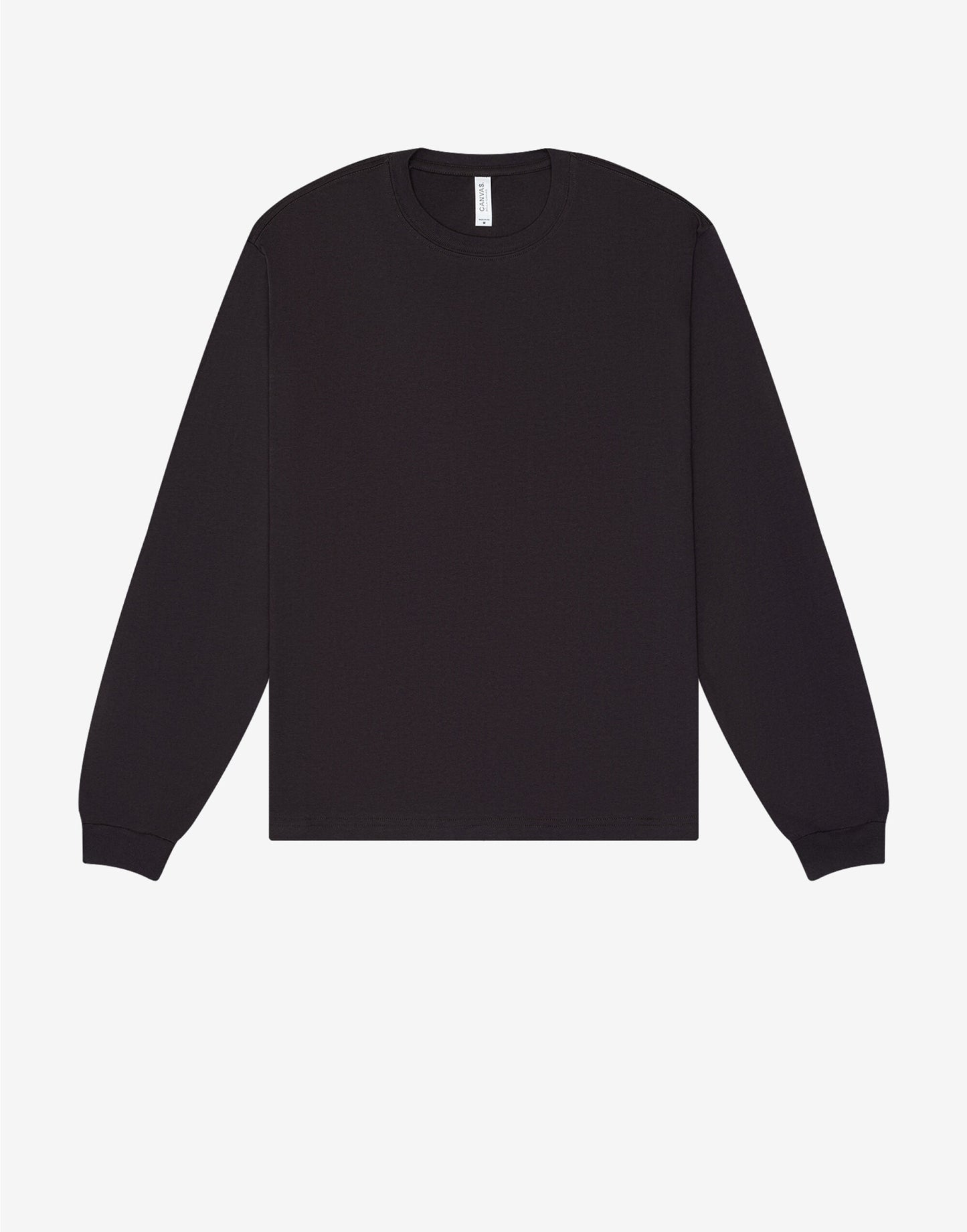 Unisex Heavy Boxy Long Sleeve Tee - Dark Grey