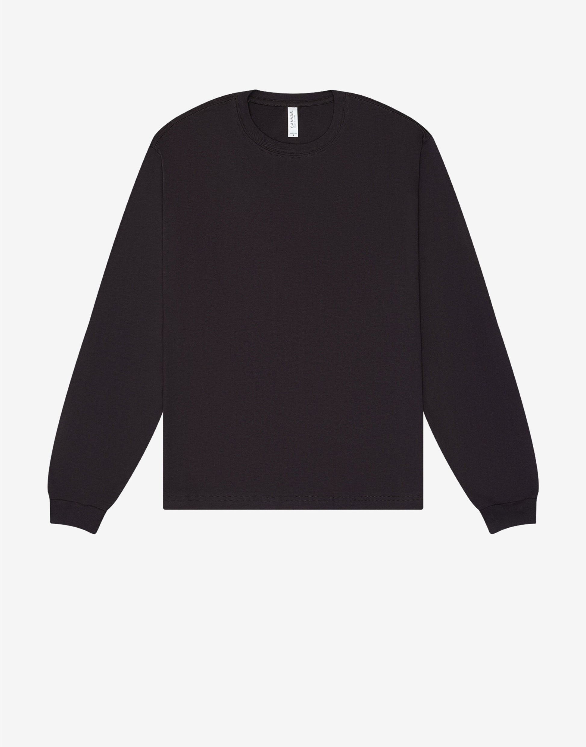 Unisex Heavy Boxy Long Sleeve Tee - Dark Grey