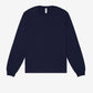 Unisex Heavy Boxy Long Sleeve Tee - Navy