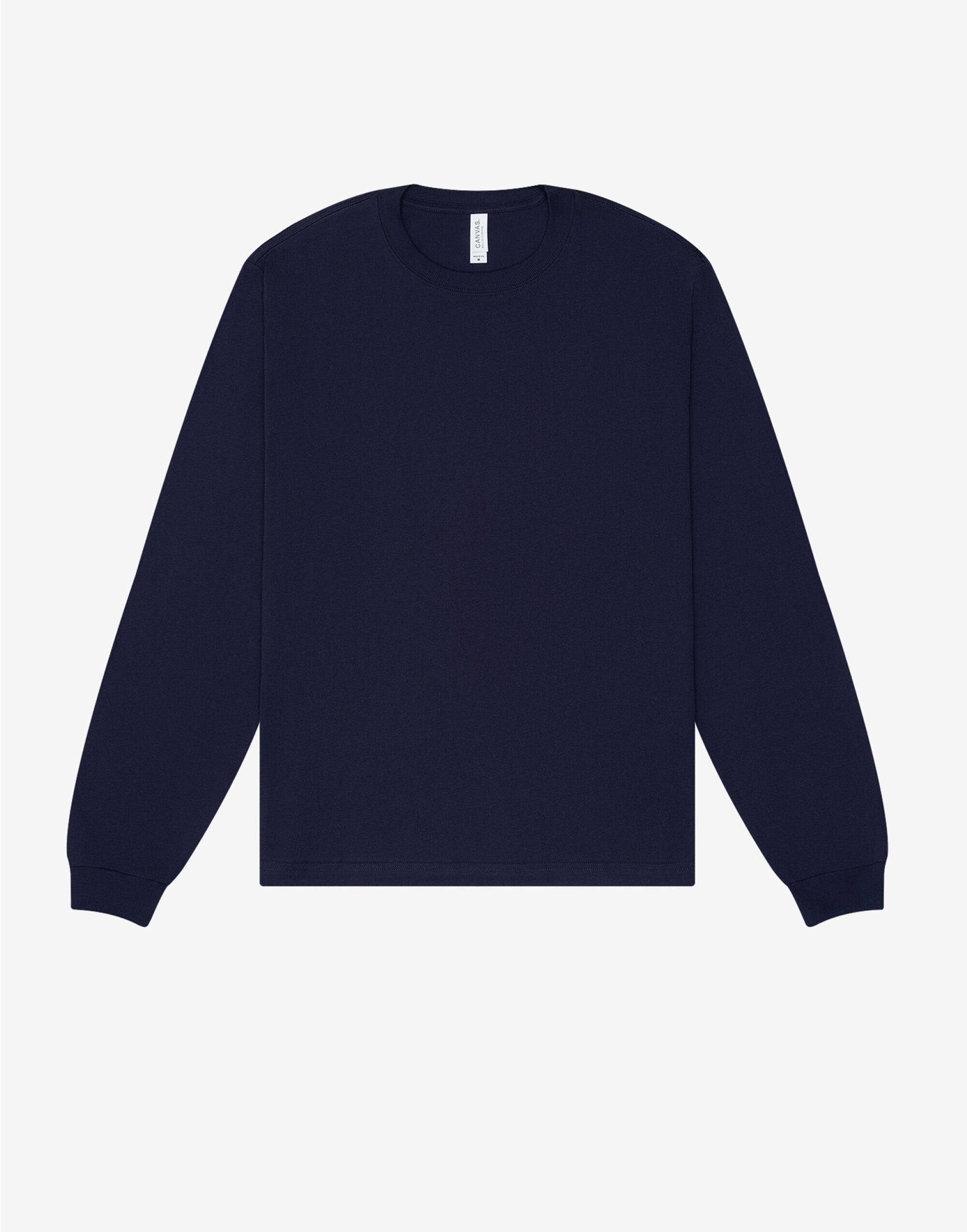 Unisex Heavy Boxy Long Sleeve Tee - Navy