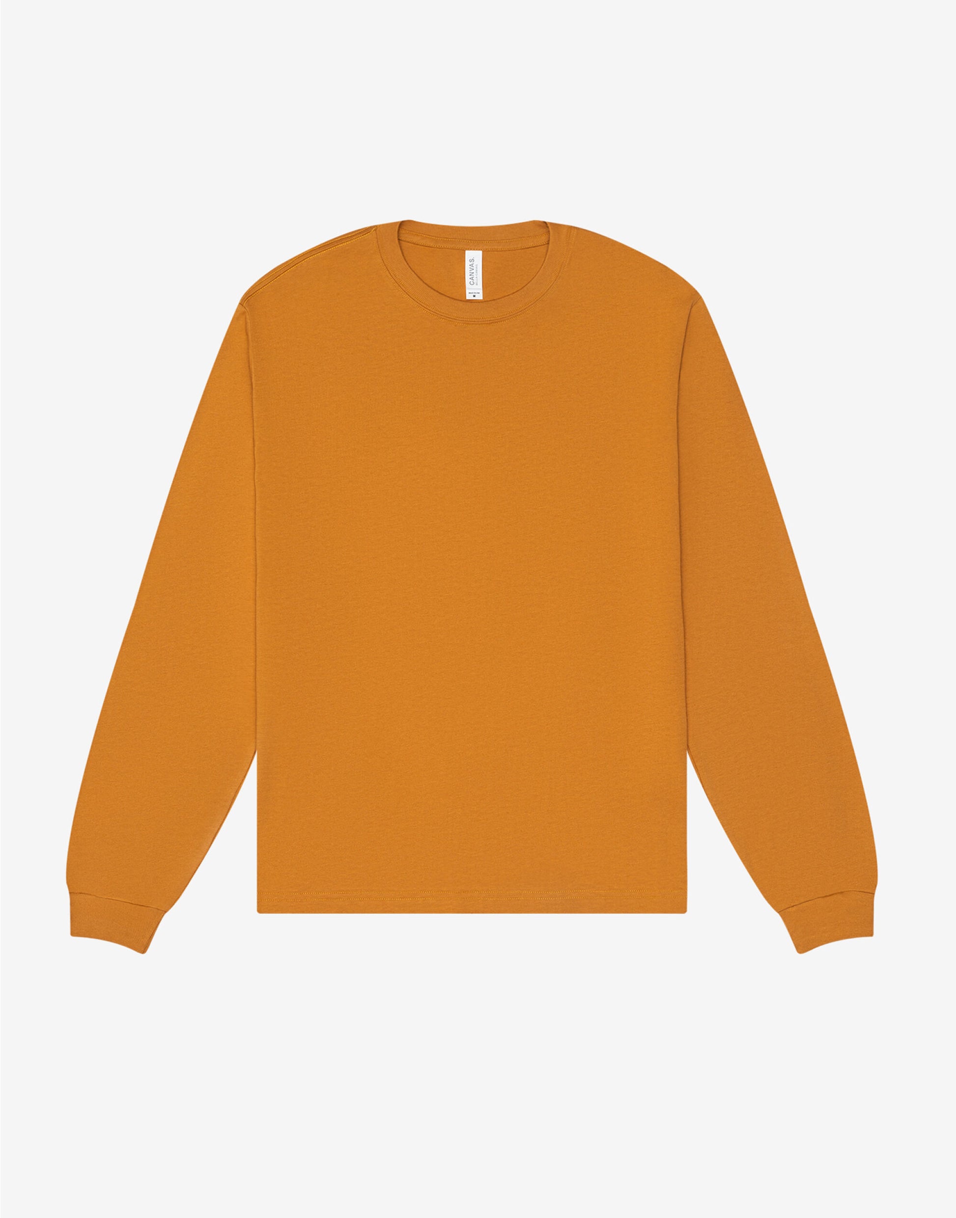 Unisex Heavy Boxy Long Sleeve Tee - Toast