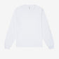 Unisex Heavy Boxy Long Sleeve Tee - White