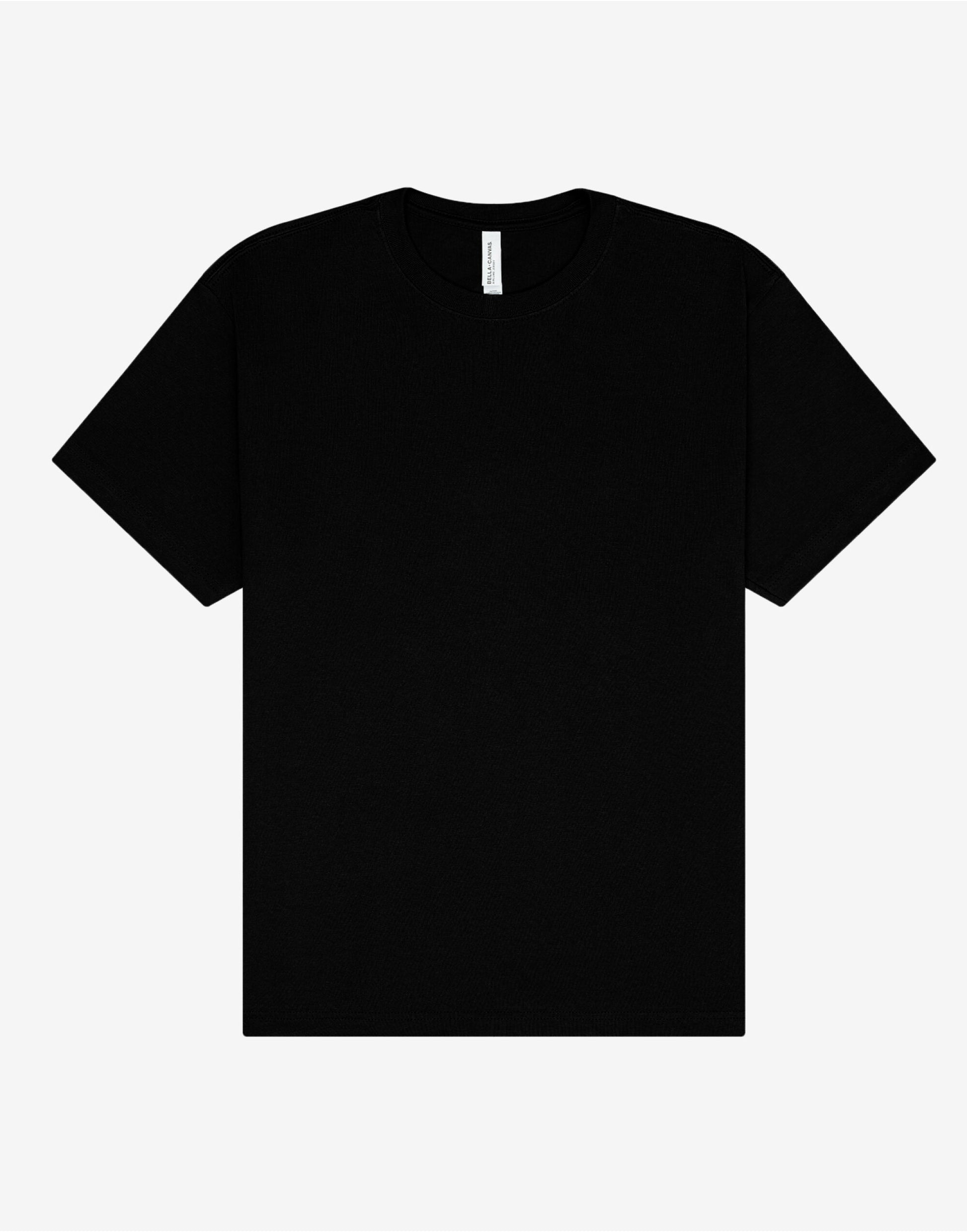 Unisex Short Sleeve Heavy Tee - Black