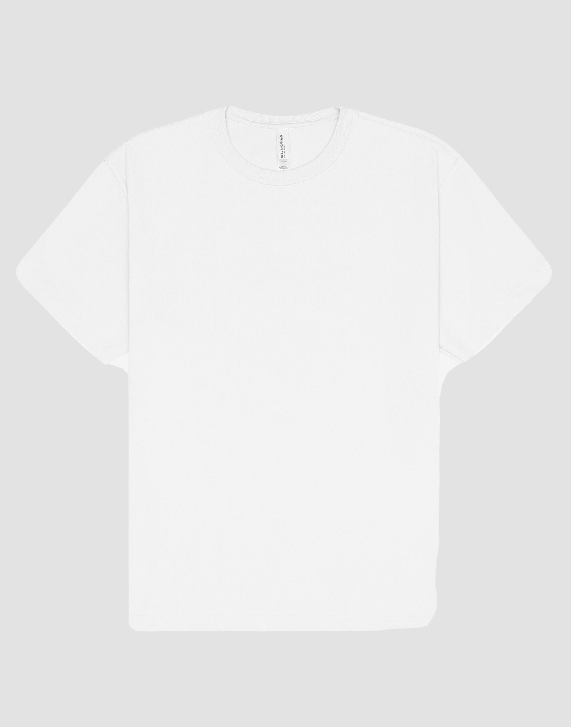 Unisex Short Sleeve Heavy Tee - White