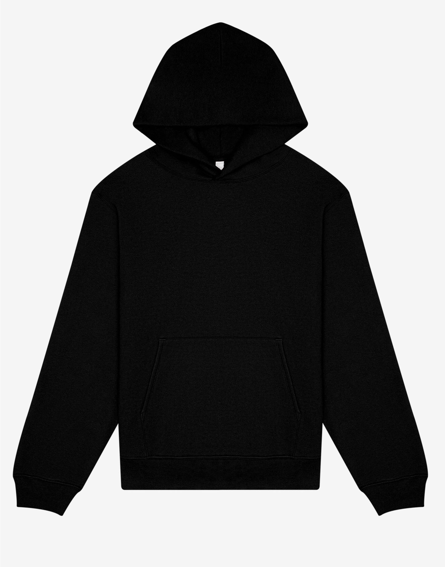 Unisex Heavy Pullover Hoodie - Black