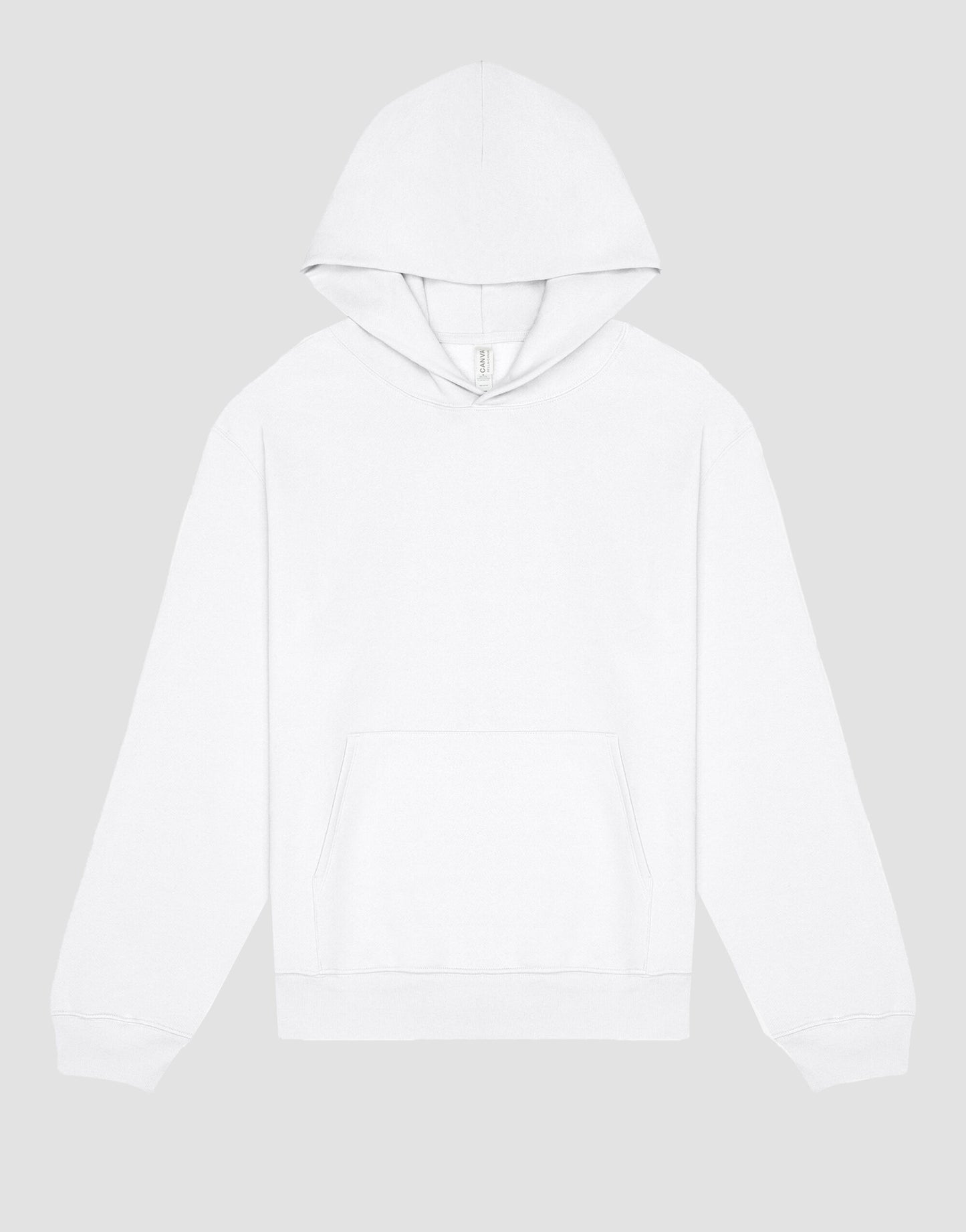 Unisex Heavy Pullover Hoodie - White