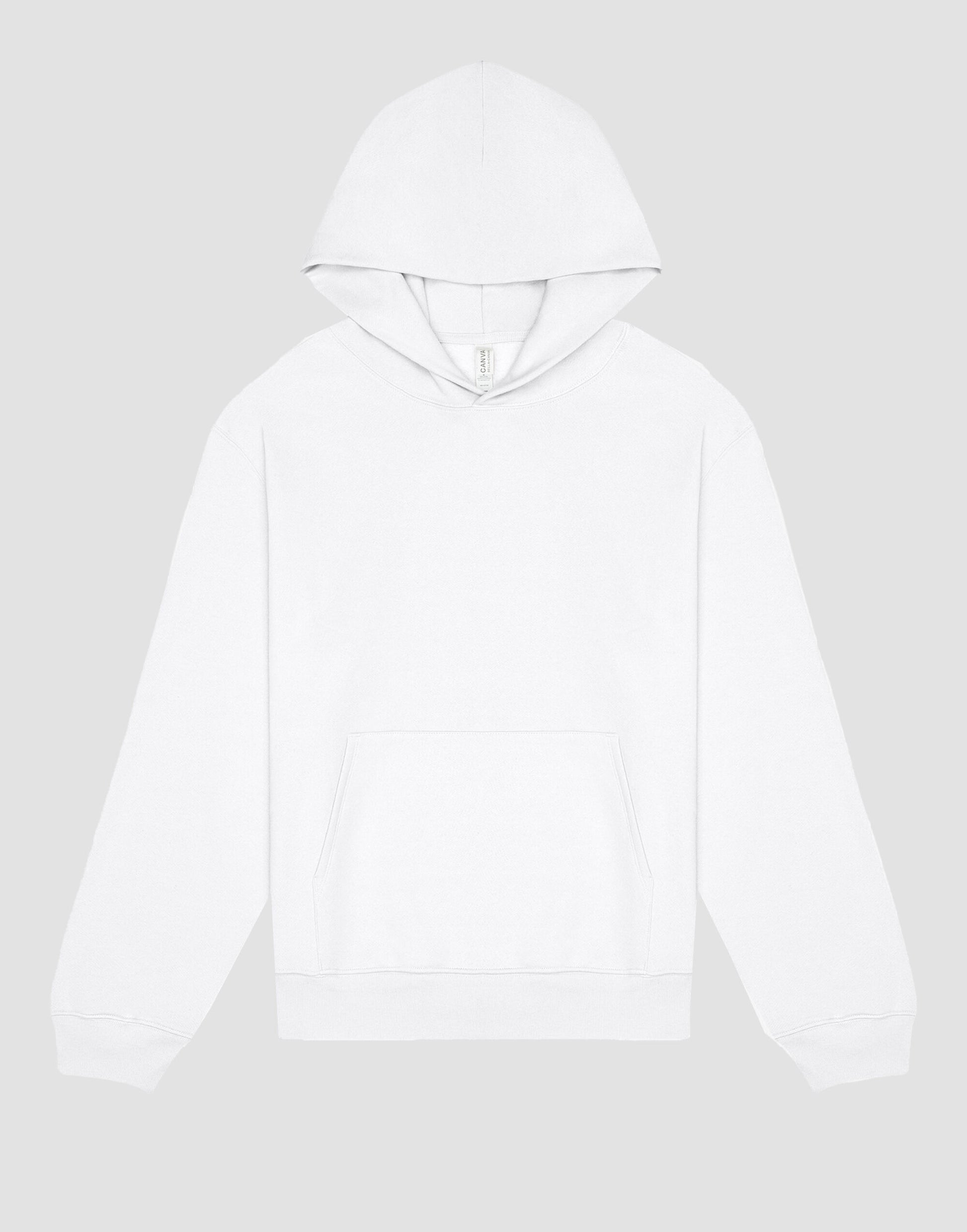 Unisex Heavy Pullover Hoodie - White