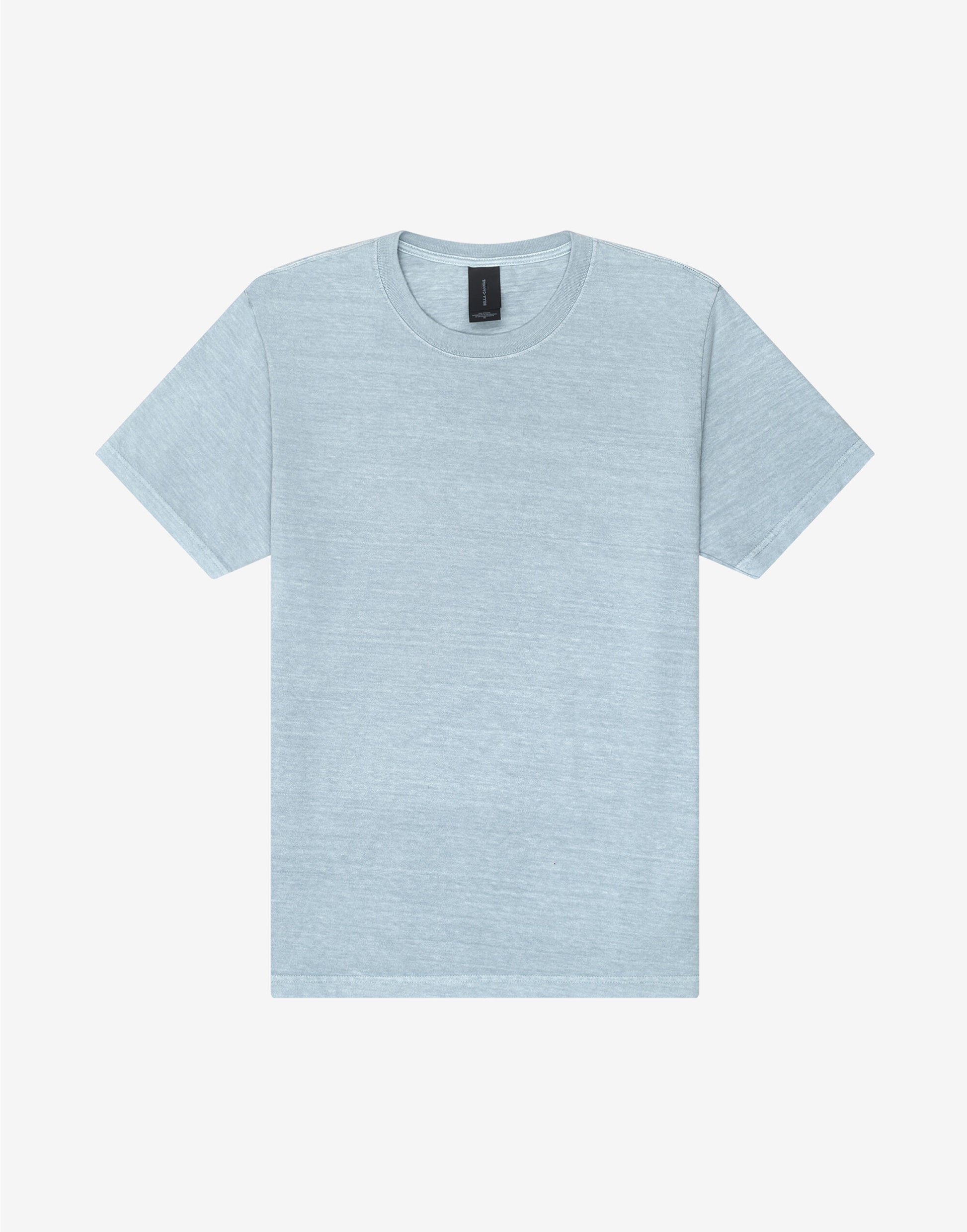 Unisex Heavyweight Washed Tee - Light Washed Denim