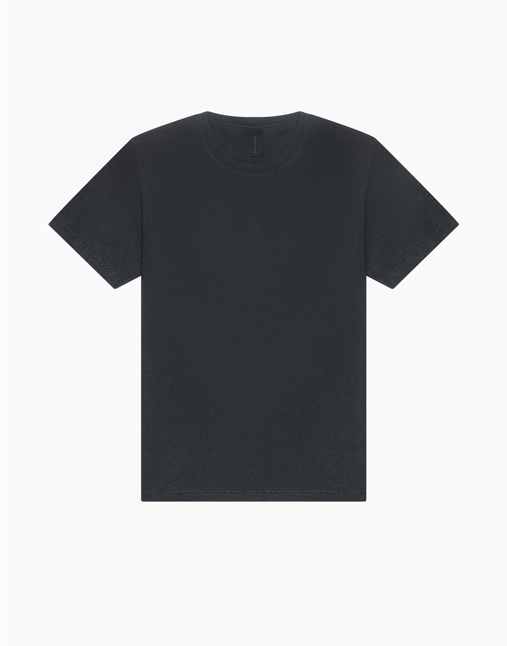 Unisex Heavyweight Washed Tee - Washed Black