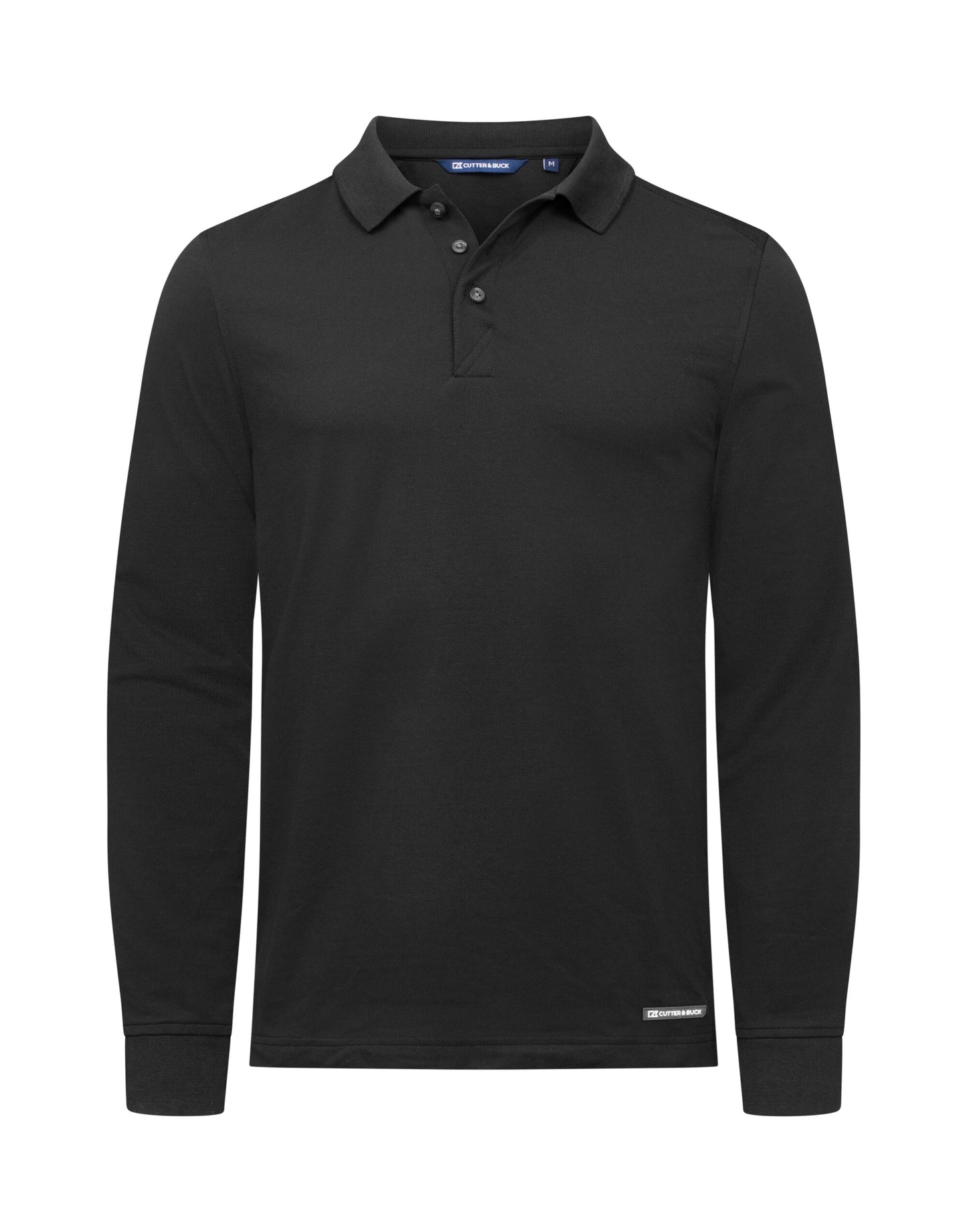 Advantage Long Sleeve Polo Men - Black