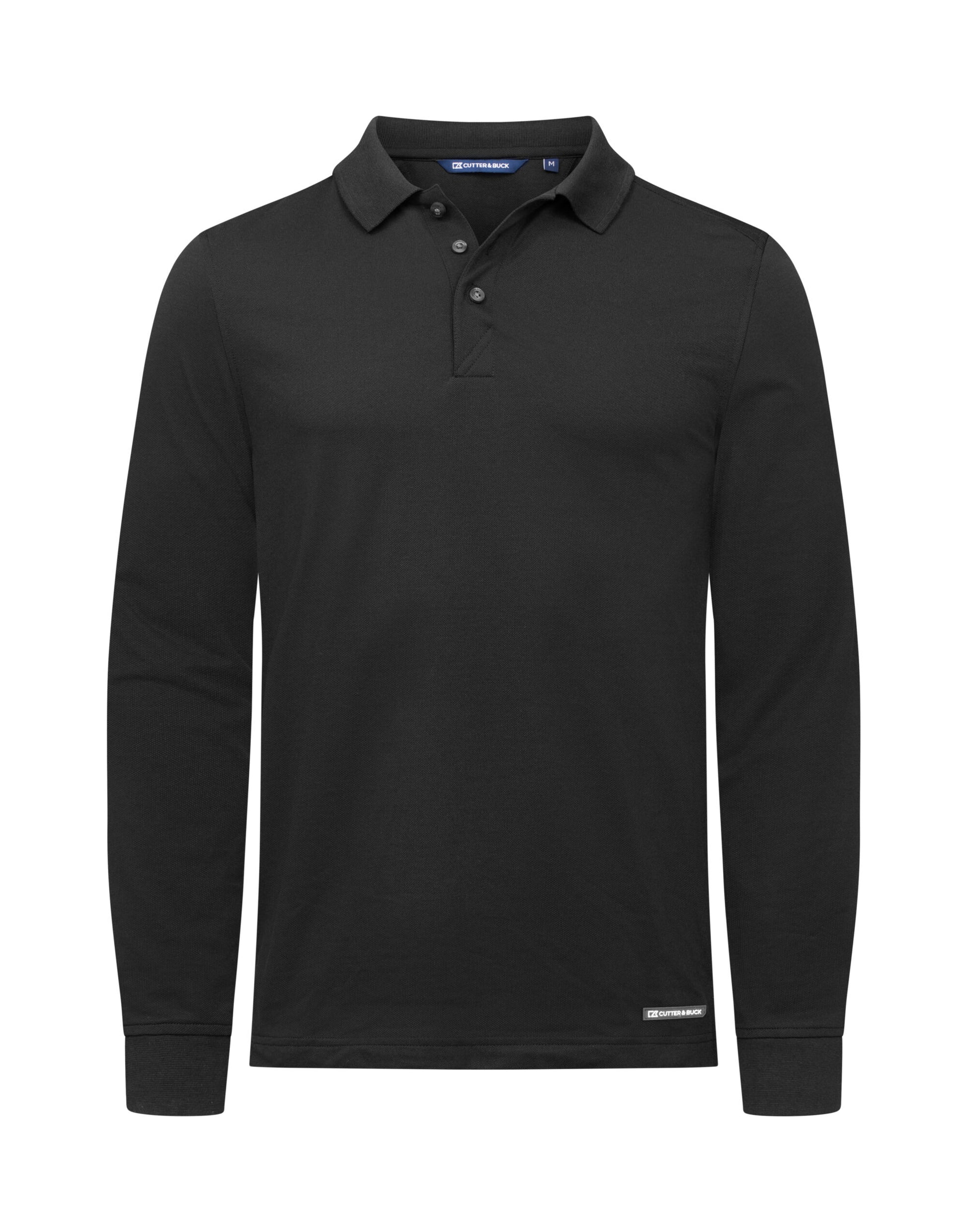 Advantage Long Sleeve Polo Men - Black