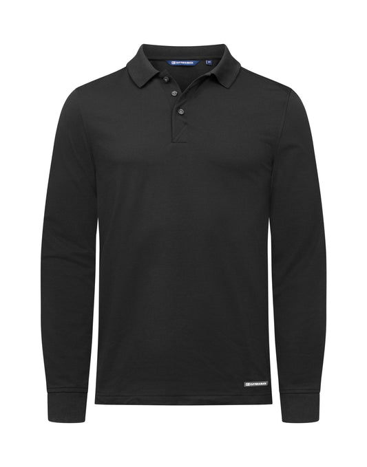 Advantage Long Sleeve Polo Men - Black