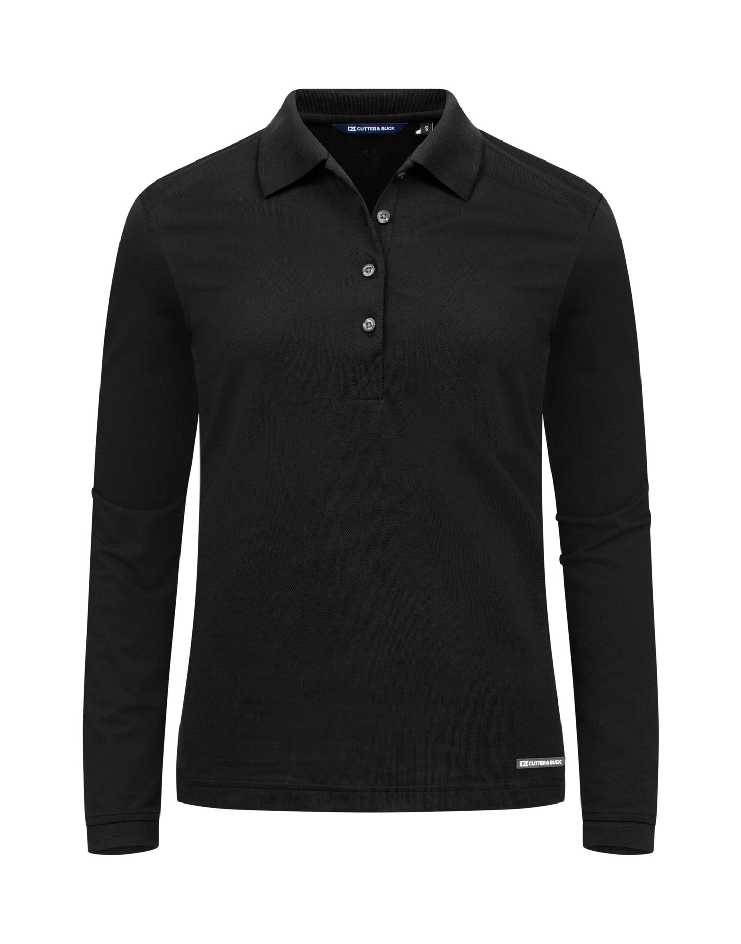 Advantage Long Sleeve Polo Women - Black