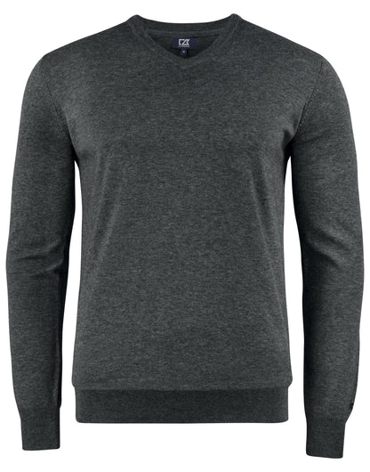 Oakville V-neck Men - Anthracite Melange